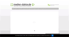 Desktop Screenshot of medien-doktor.de